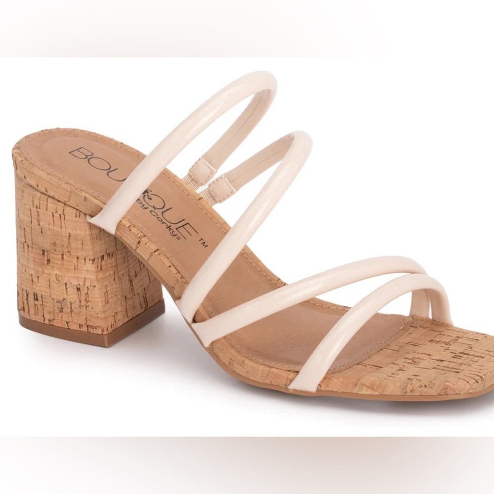 Corky Patent  Ivory Dreamy Sandal Size 6